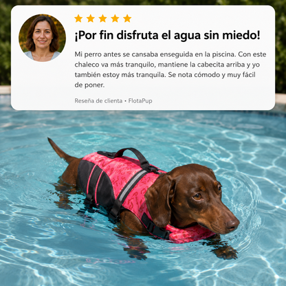 FlotaPup™ | Chaleco Cabeza Arriba