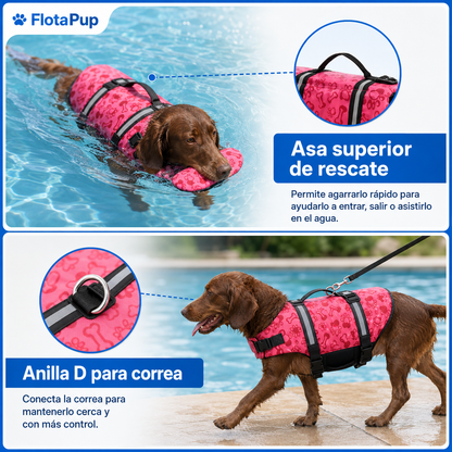 FlotaPup™ | Chaleco Cabeza Arriba