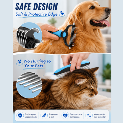 FurGlide™ Cepillo 2 en 1 Sin Tirones