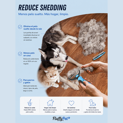 FurGlide™ Cepillo 2 en 1 Sin Tirones